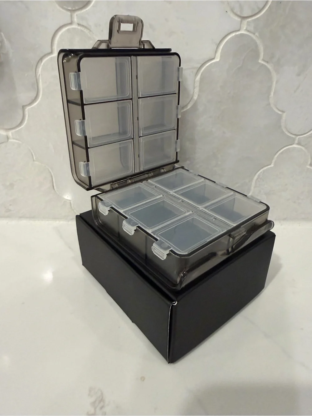 Double-Layer Pill Organizer | Portable Travel Storage Case